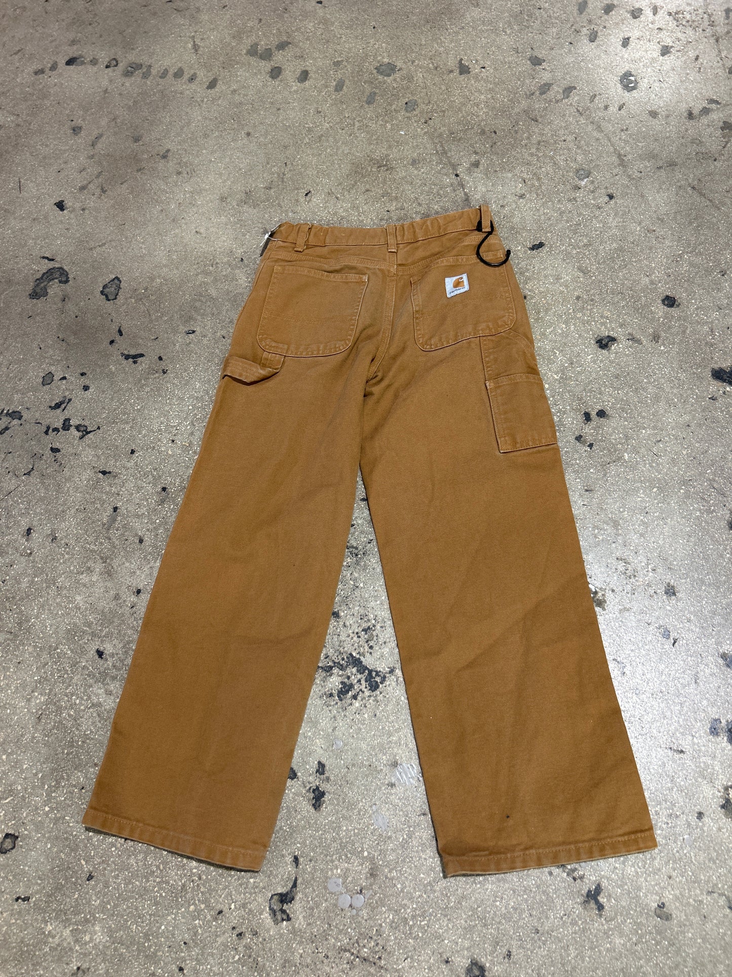 Carhartt Carpenter Pants - Khaki Size 24.5x24 (Kids 10)