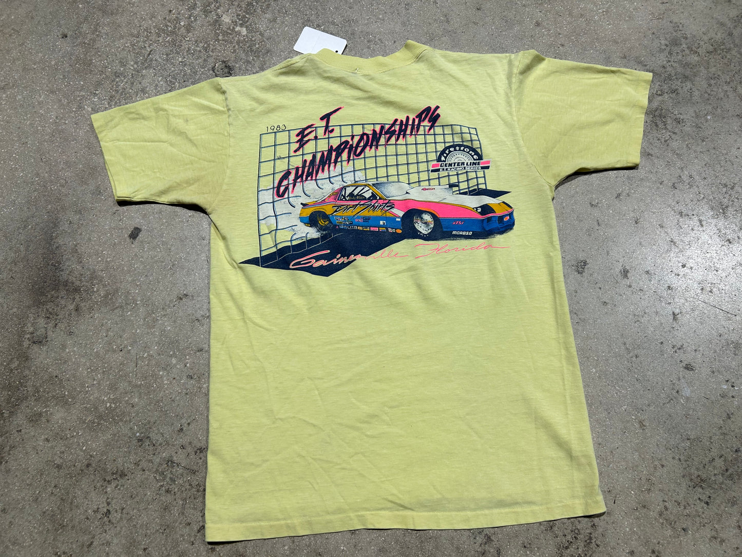 1983 ET Race Car Championship - Yellow Size Large