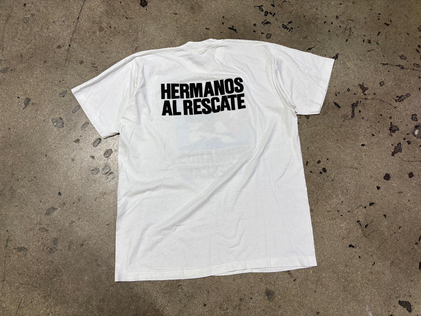 Hermanos Al Rescate Cuba Tee - White Size XL