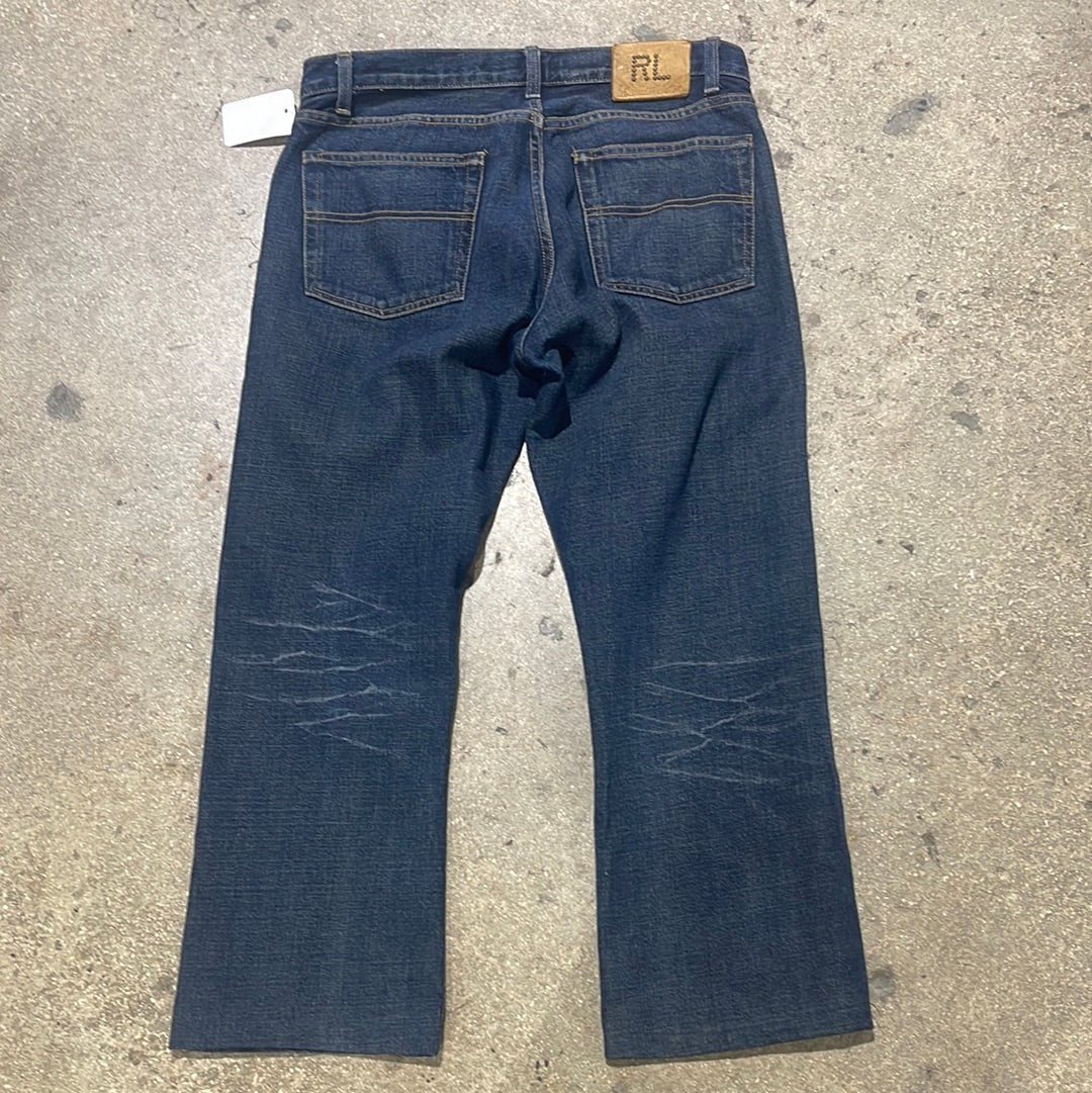 Polo Ralph Lauren Western Style Denim - Dark Wash Size 33x32