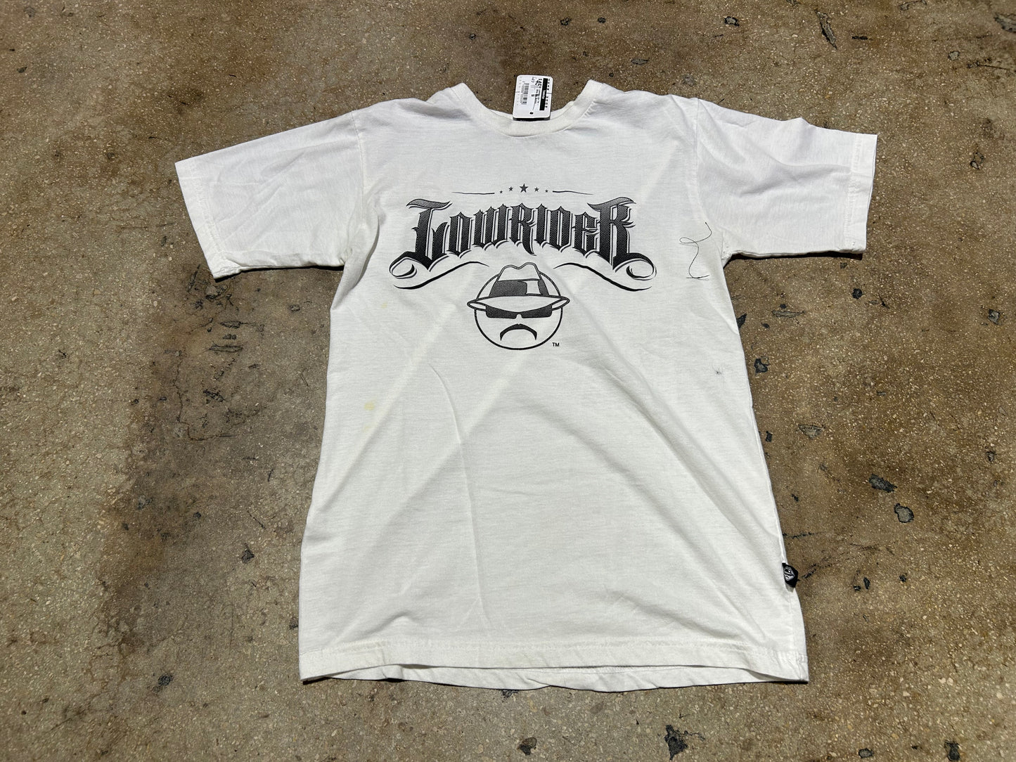 Lowrider Logo Tee - White Size Medium