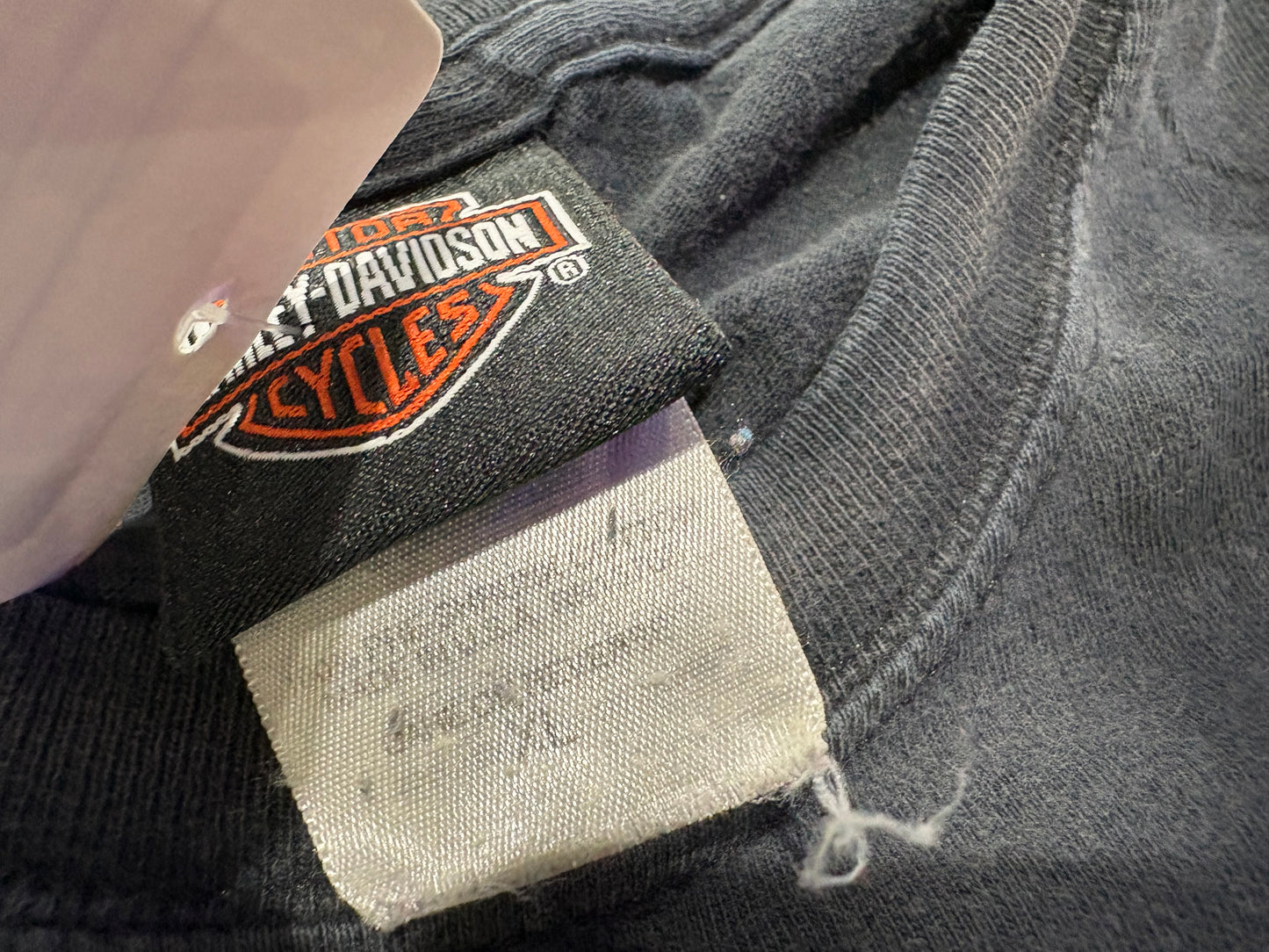 Thrashed Harley Davidson Fat Boys Rule Tee - Black Size XL