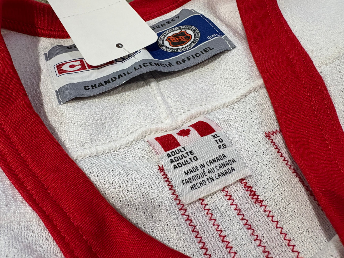 Reebok Detroit Red Wings Hull #17 Authentic Jersey Size XL