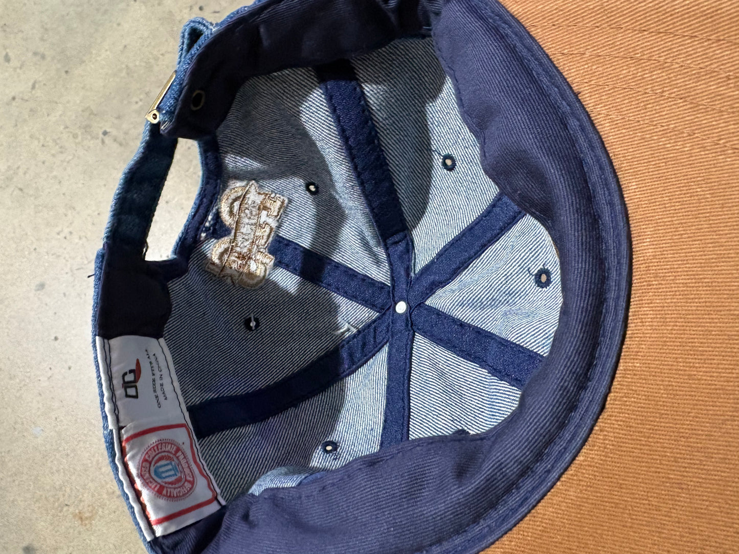 Syracuse University Denim Hat - Blue / Brown