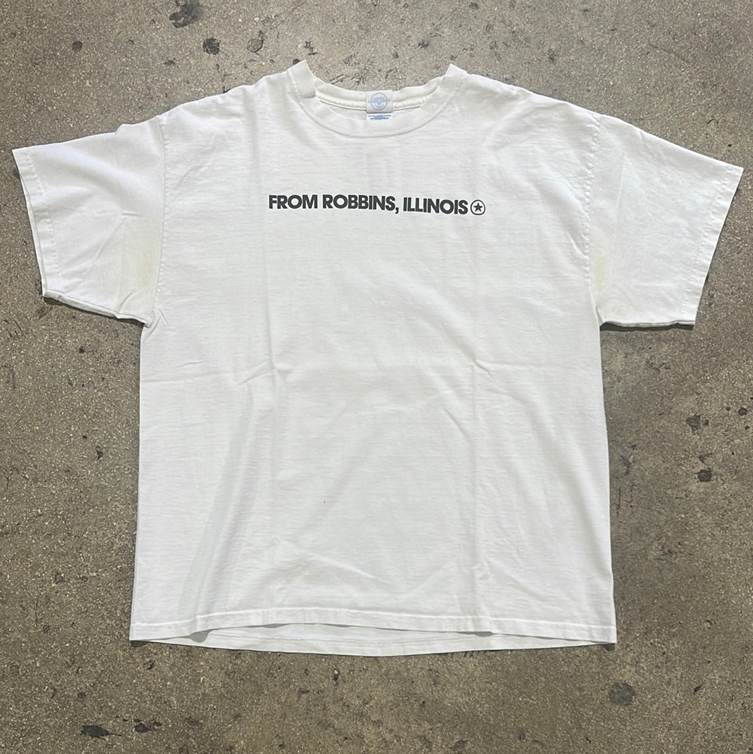 Converse D Wade From Robbin, Illinois Tee - White Size XL