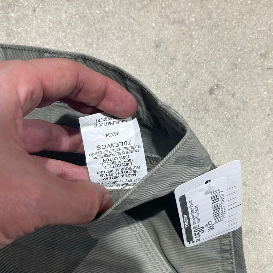 Wrangler Camo Pants - Grey Size 34x34
