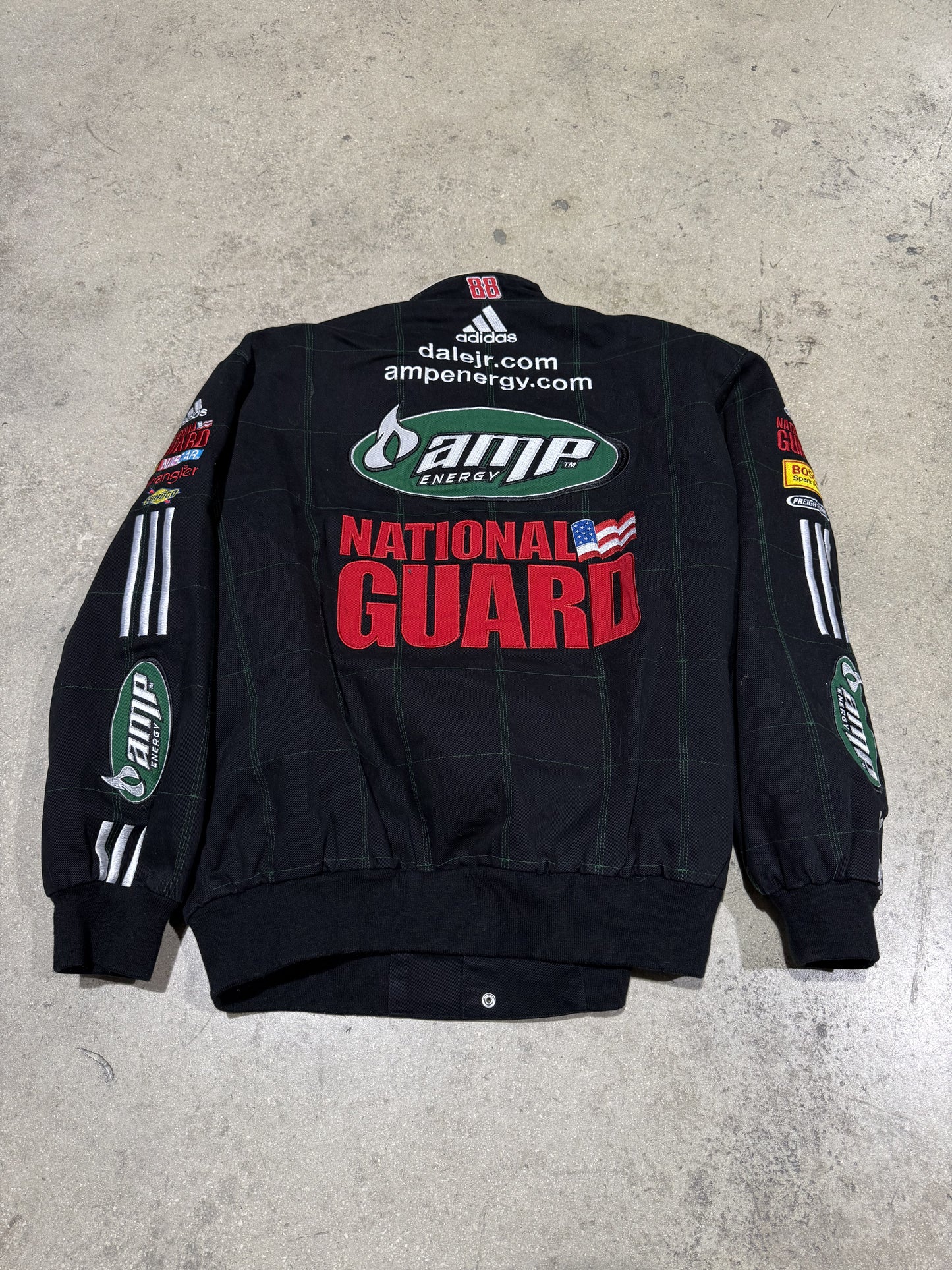 Dale Earnhardt Jr. AMP Energy Nascar Jacket - Black Size XXL
