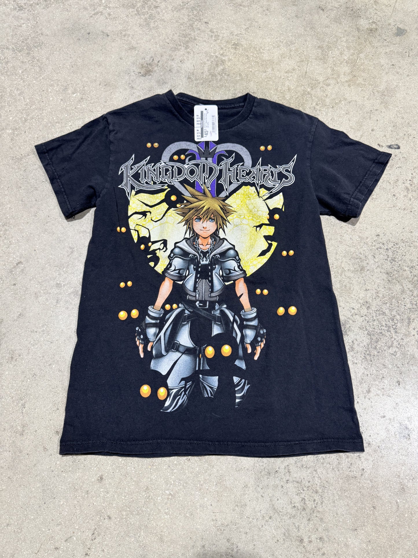 Kingdom Of Hearts Sora Tee - Black Size Small