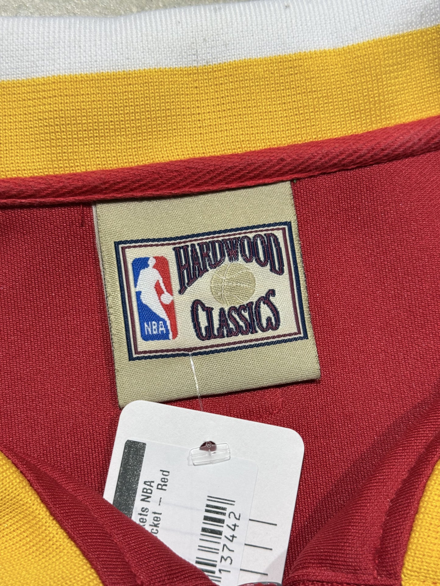 Houston Rockets NBA Warm Up Jacket - Red Size XL