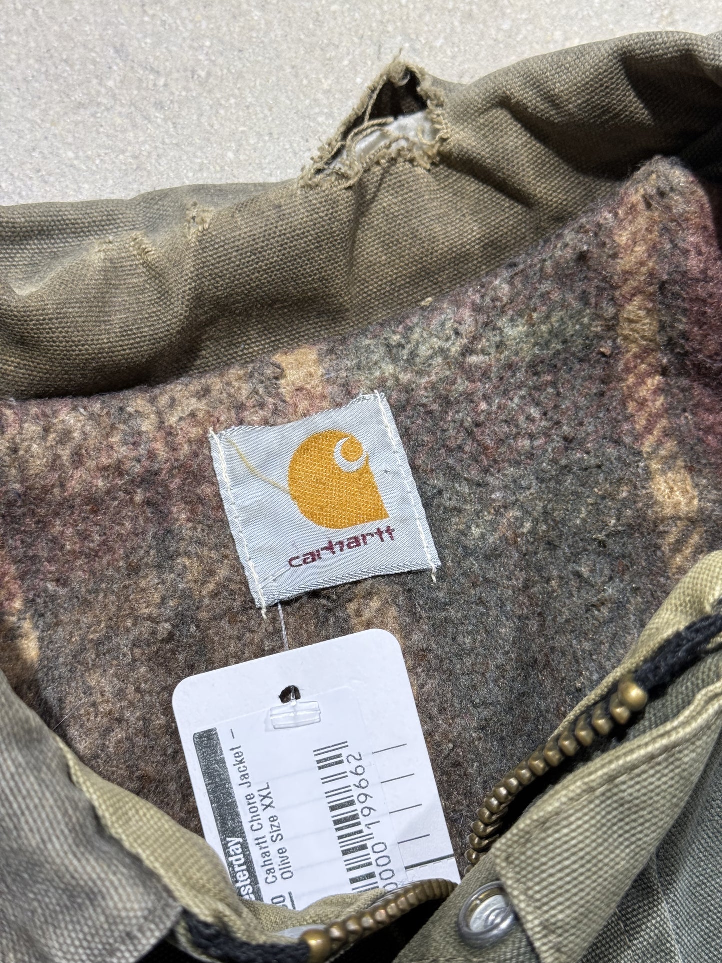 Cahartt Chore Jacket - Olive Size XXL