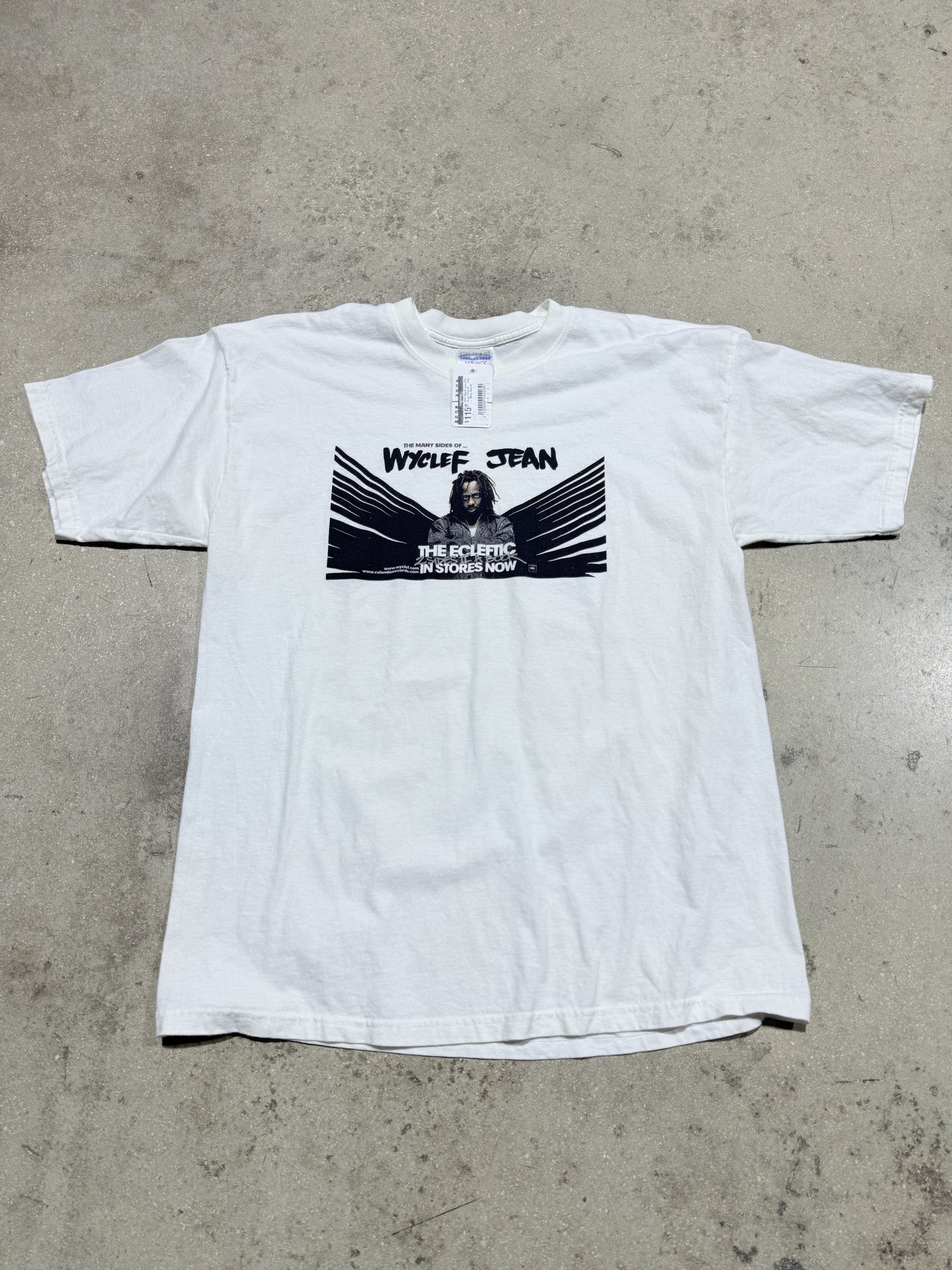 2000 Wyclef Jean The Many Sides Of.....Tee - White Size XL