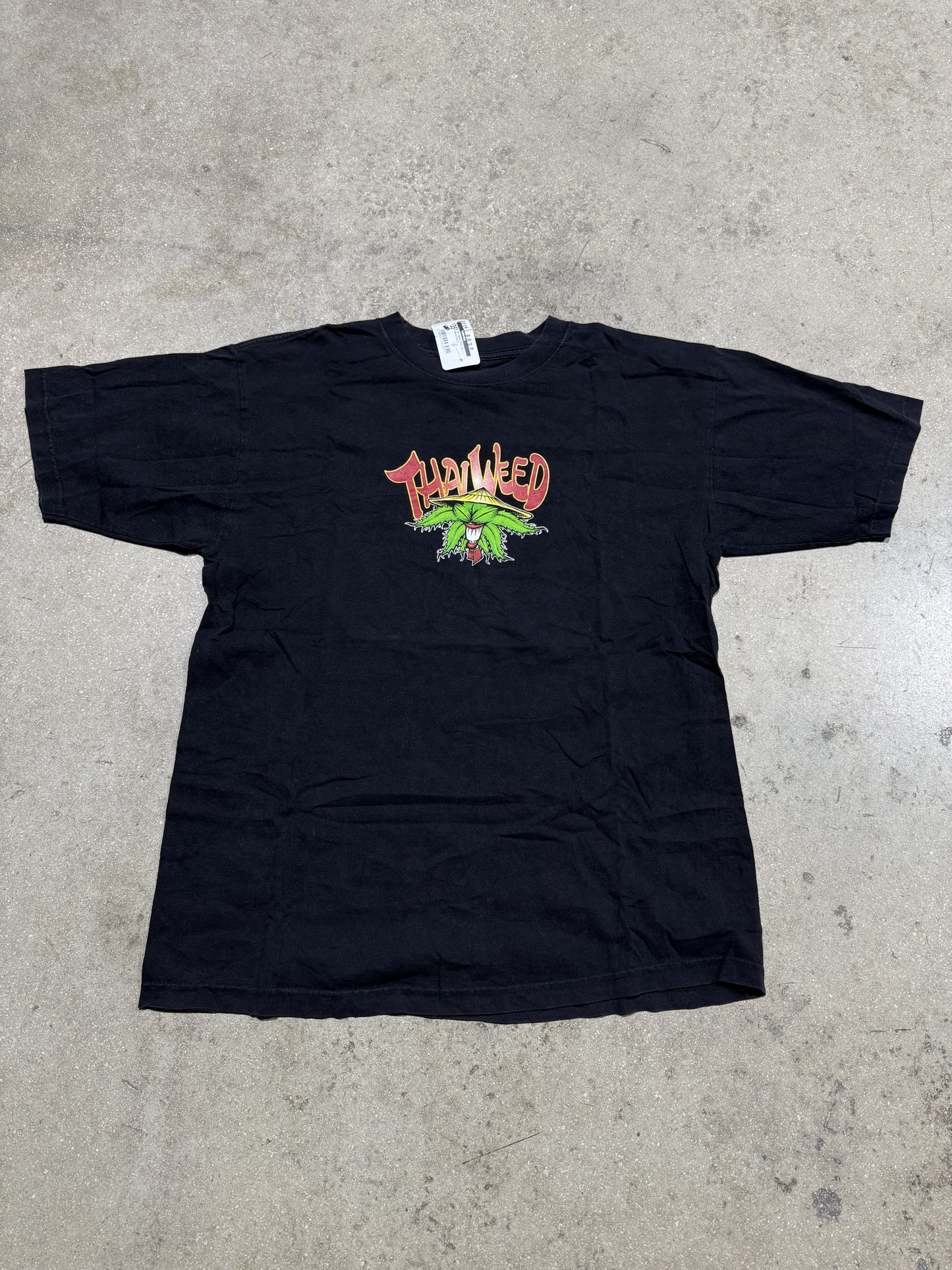 Thai Weed Plant Tee - Black Size XL