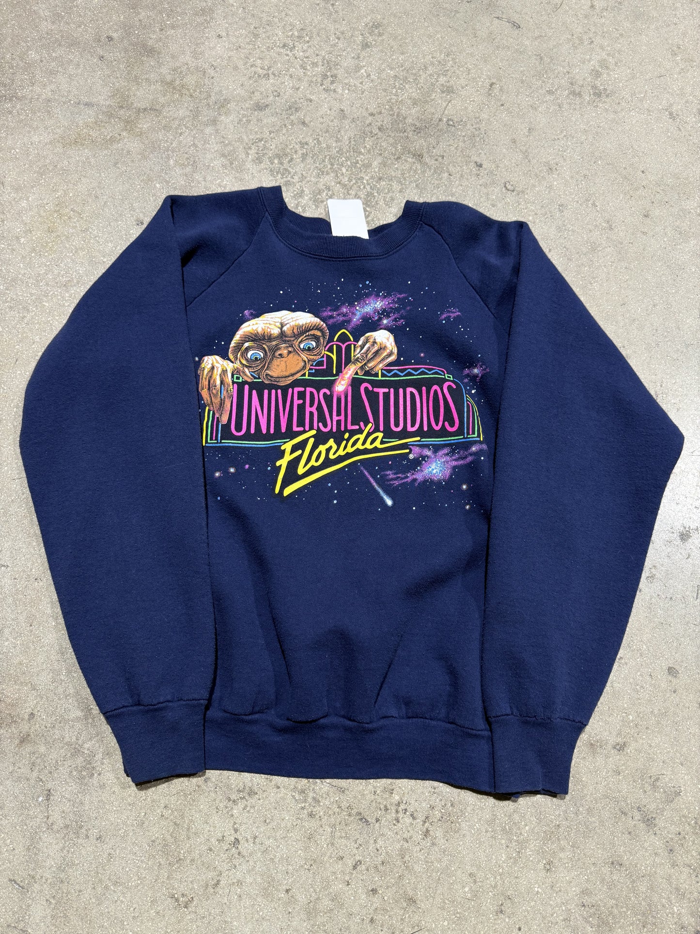 90s ET Universal Studios Crewneck - Navy Size XL