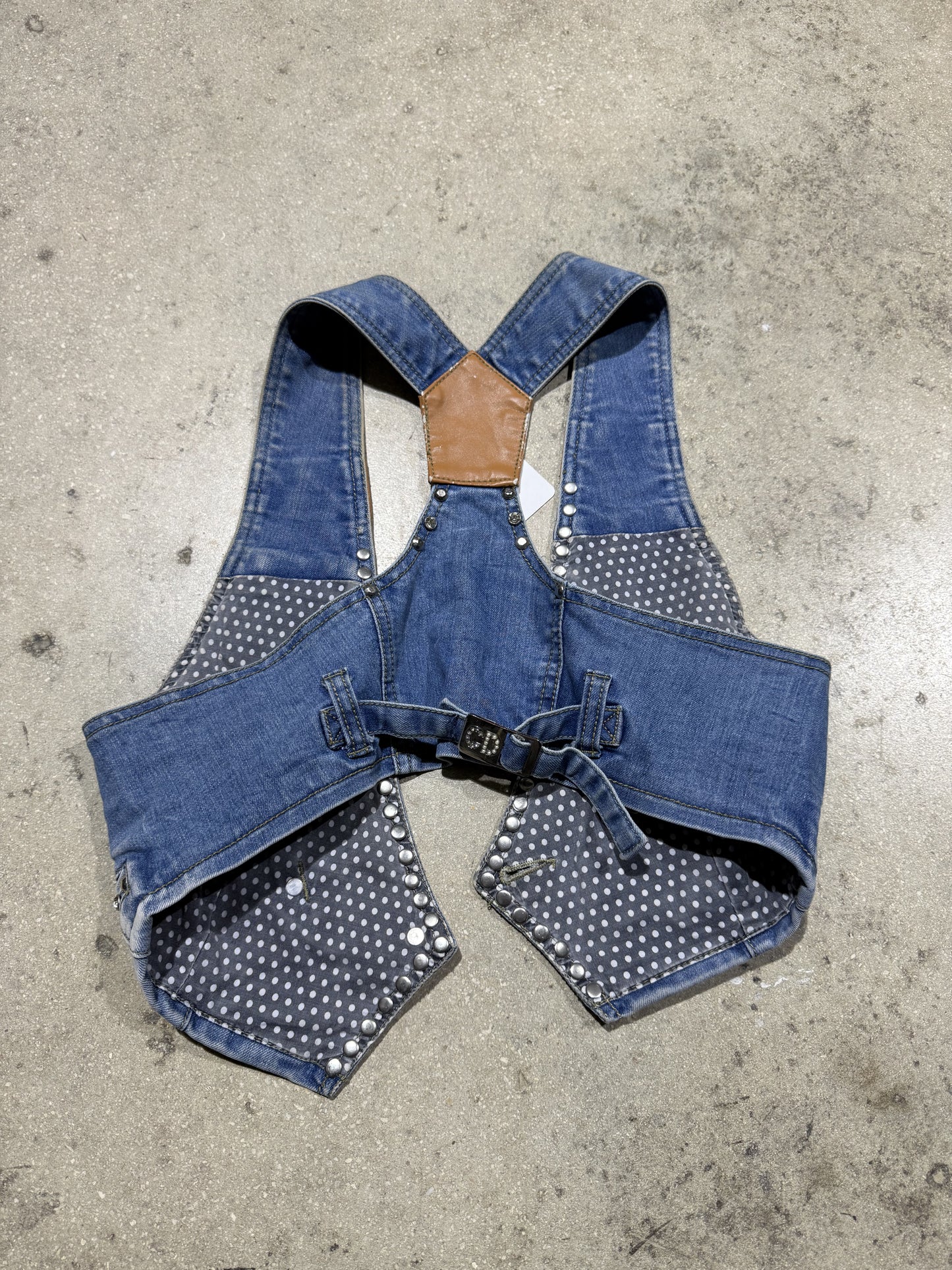 Women's Miss Curry Jeans Denim Vest - Light Wash Size Small