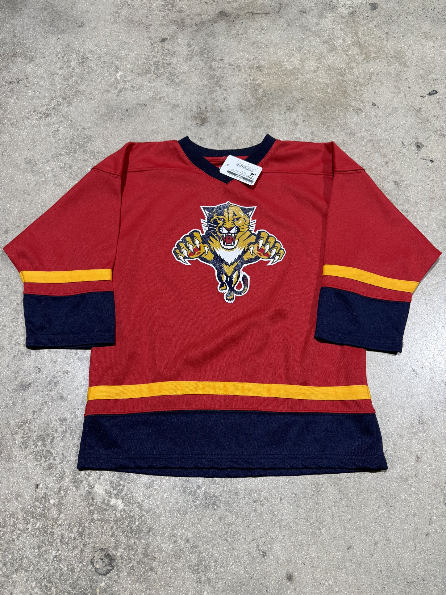 Kids NHL Center Ice Florida Panthers Jersey - Red Size XL
