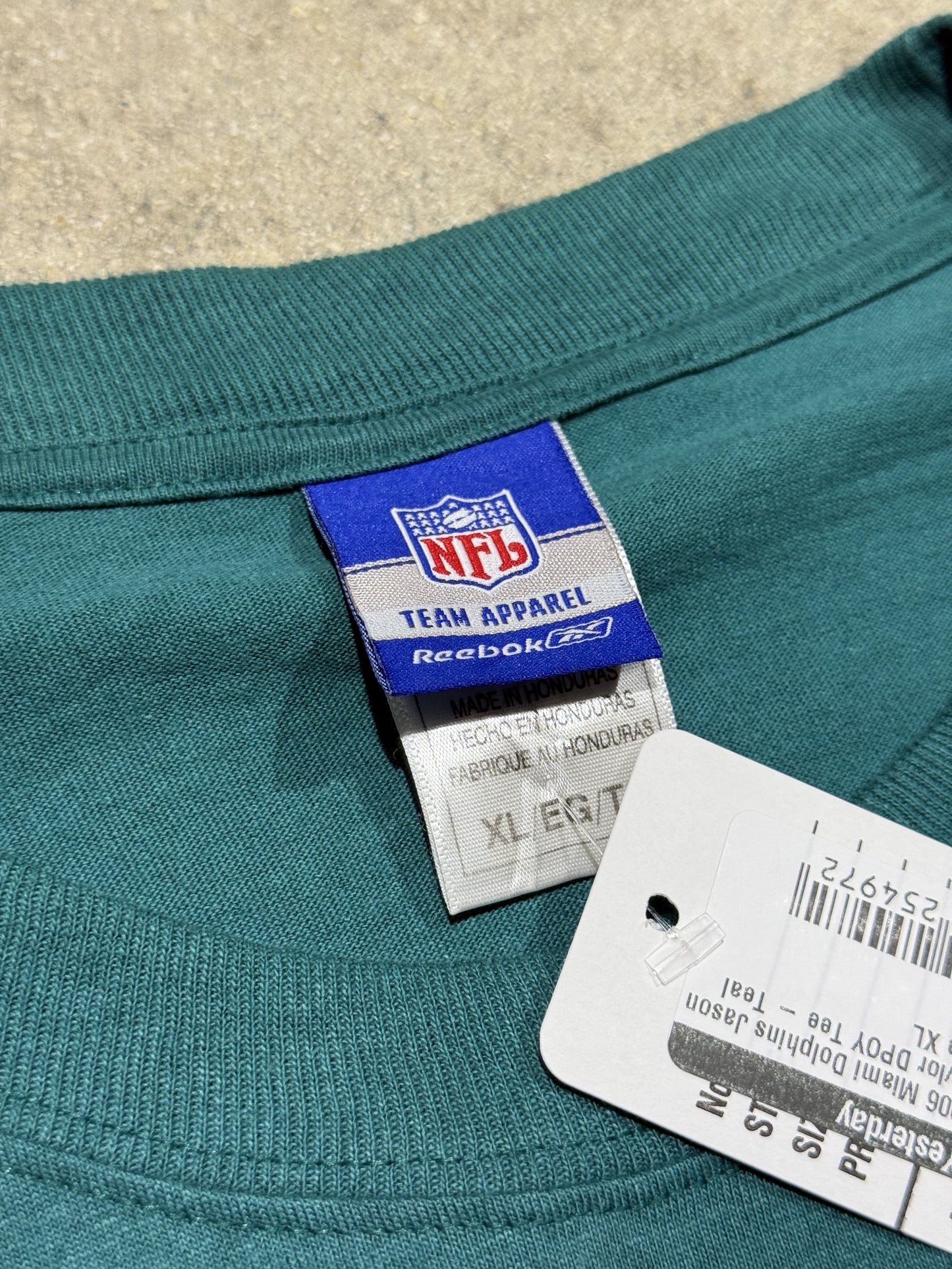 2006 Miami Dolphins Jason Taylor DPOY Tee - Teal Size XL