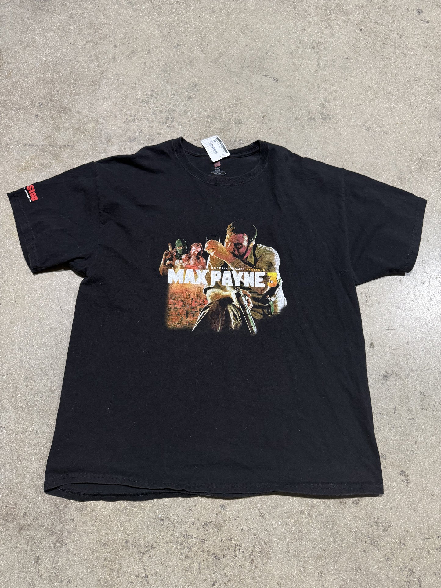 2012 Max Payne 3 Tee - Black Size XL