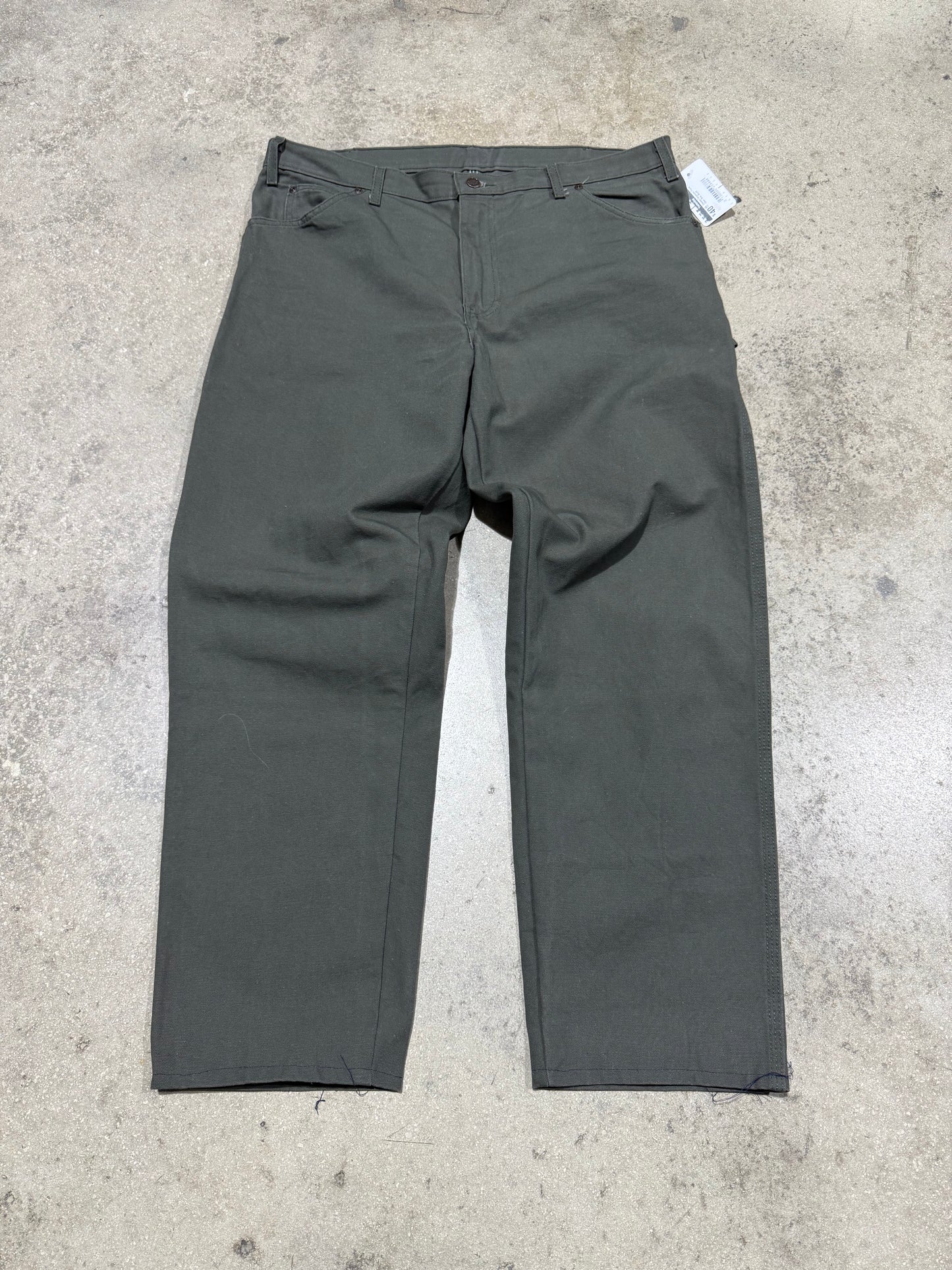 Dickies Carpenter Pants - Olive Size 36x32