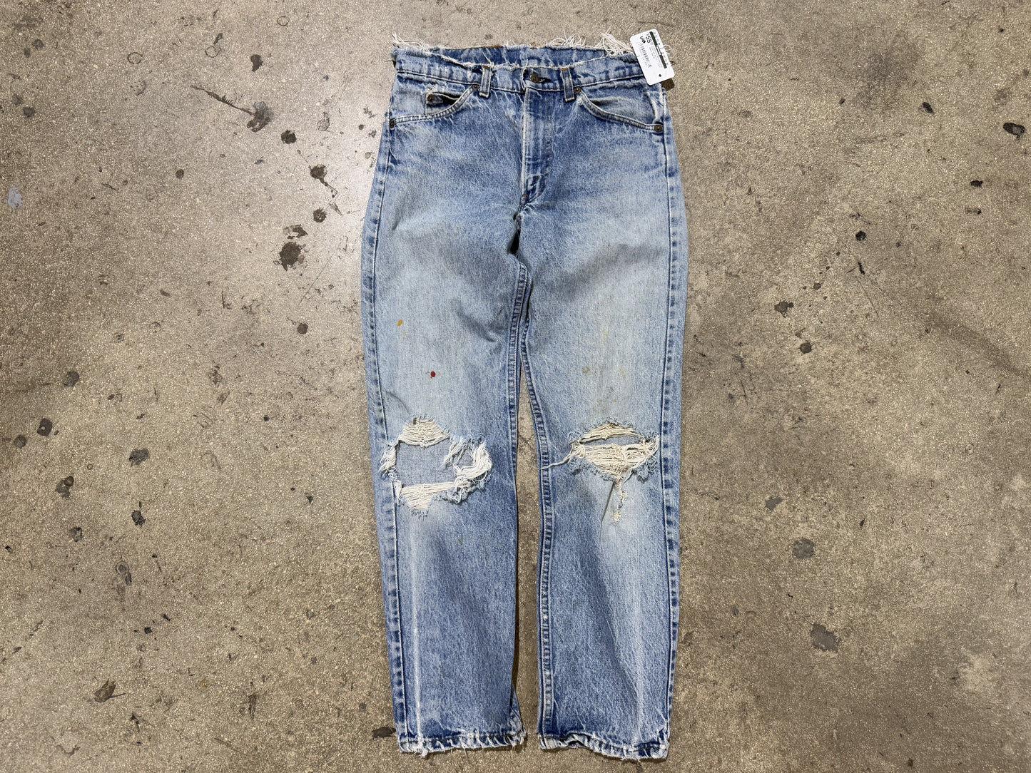 Distressed Womens Levis Gold Tab Denim - Light Wash Size 30