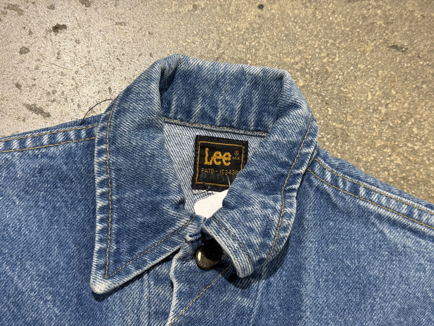 Womens 80s Lee Denim Jacket Size XS