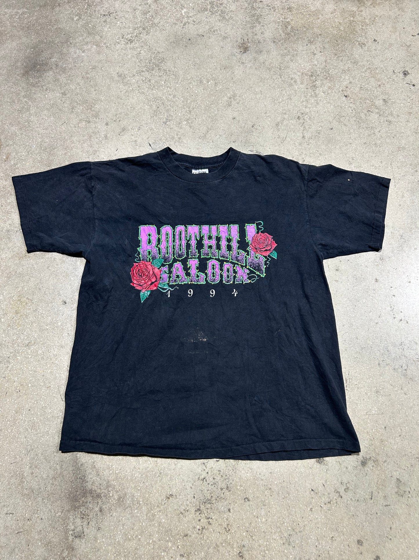 1994 Boothill Saloon Tee - Black Size XL