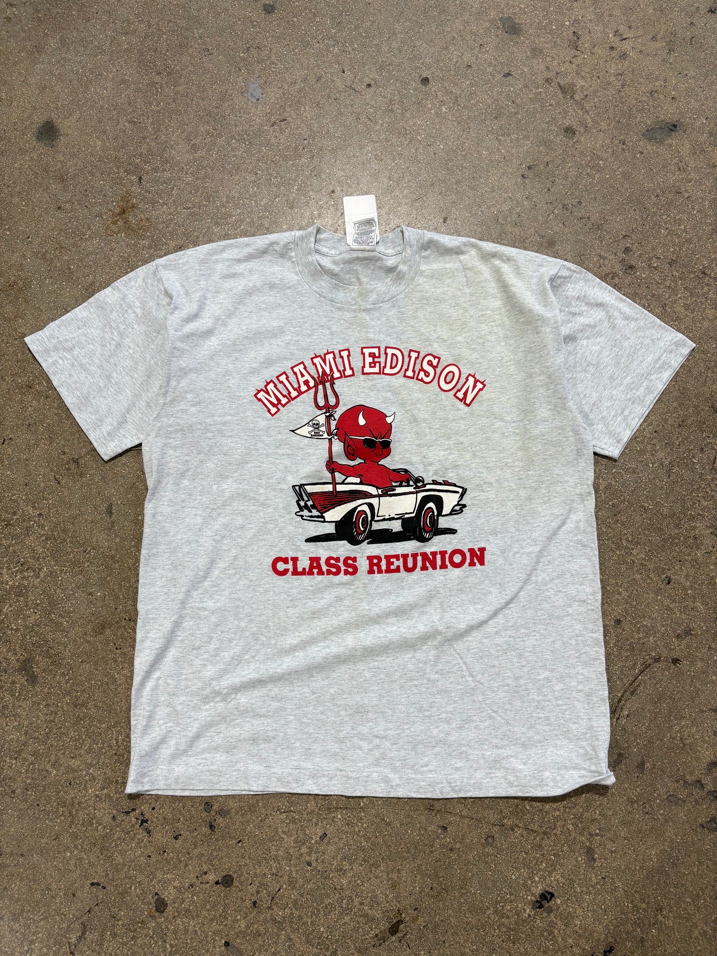 Miami Edison Class Reunion Tee - Gray Size XL