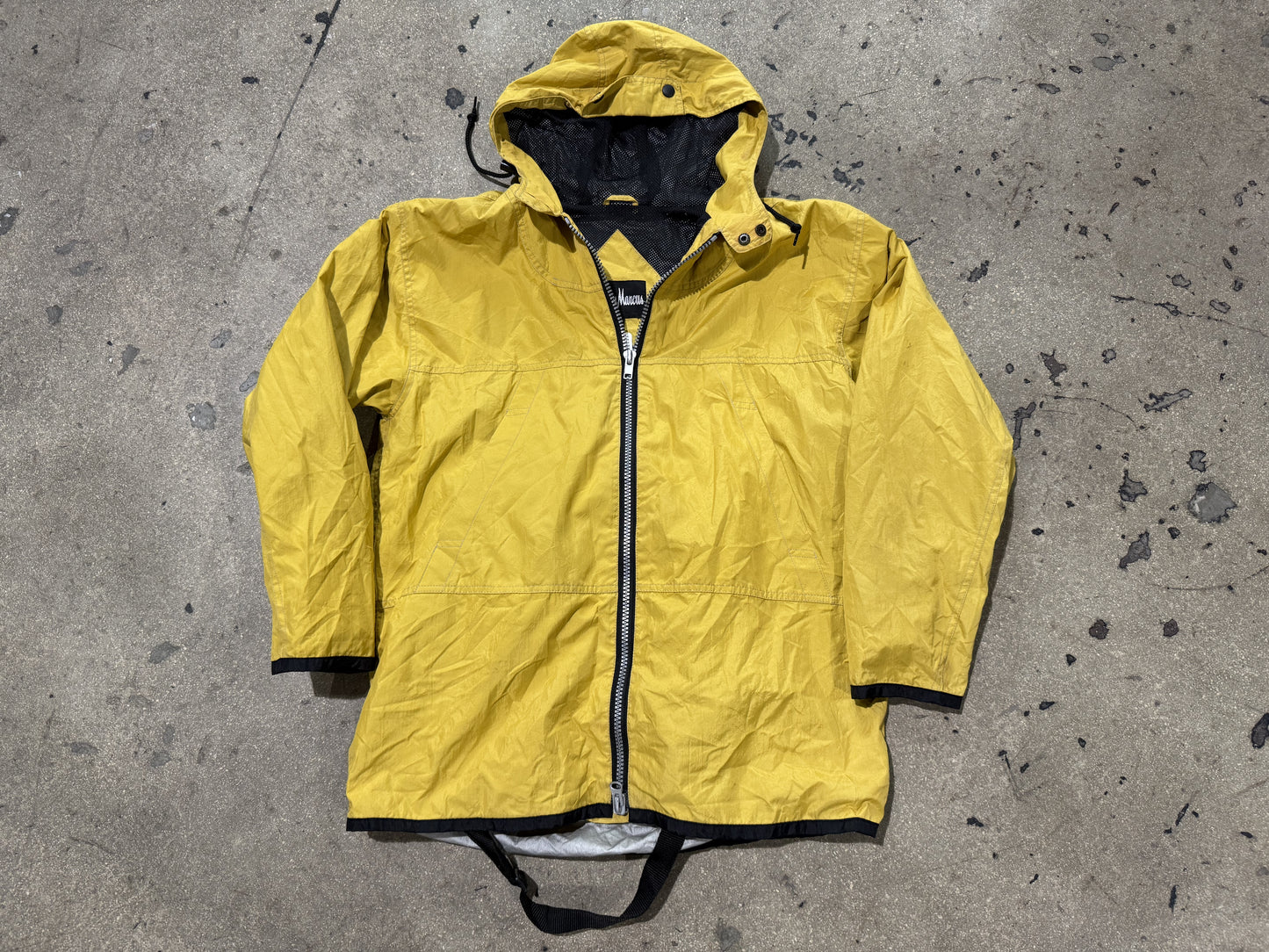 80s Neiman Marcus Packable Jacket - Mustard Size XL