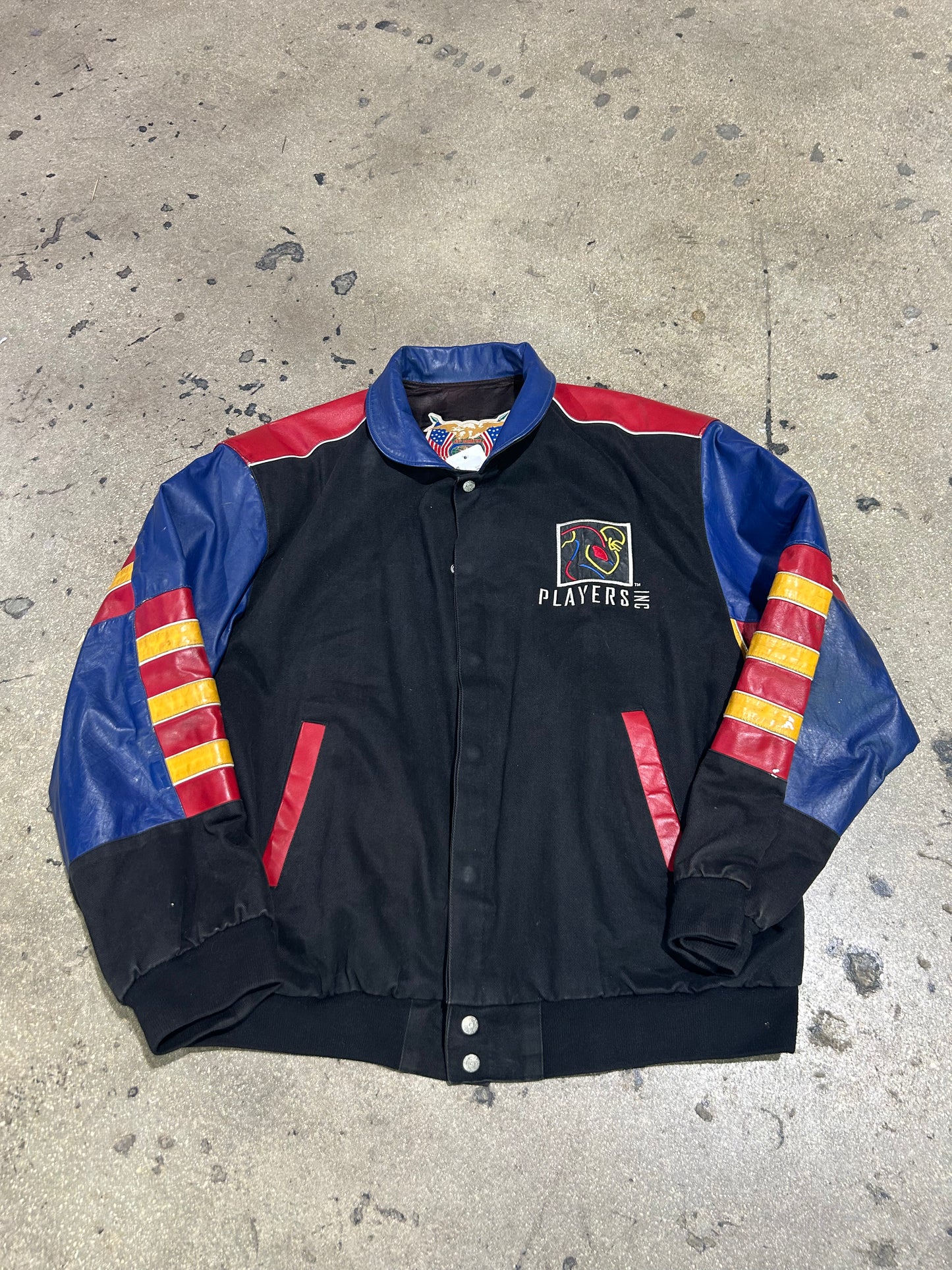 Jeff Hamilton NFL Players Inc. Leather Jacket Size XXL