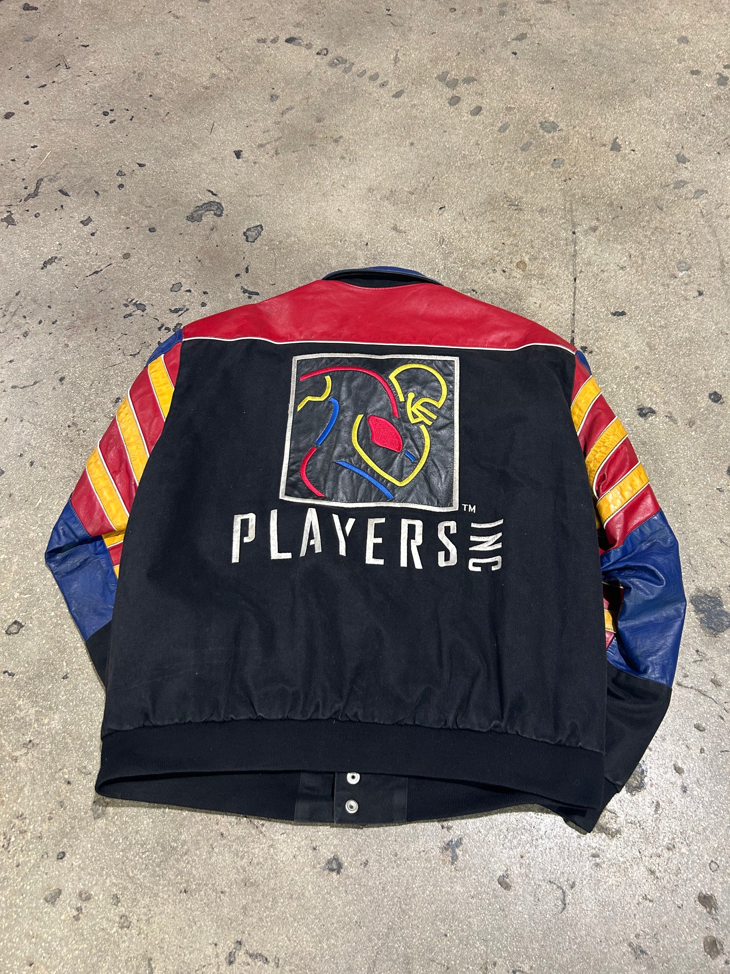 Jeff Hamilton NFL Players Inc. Leather Jacket Size XXL
