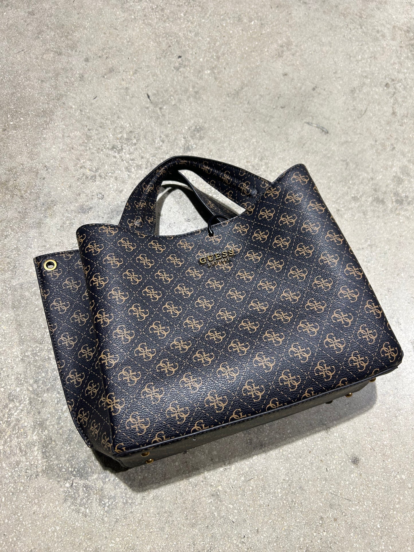 Guess Girlfriend Bag - Black/Brown