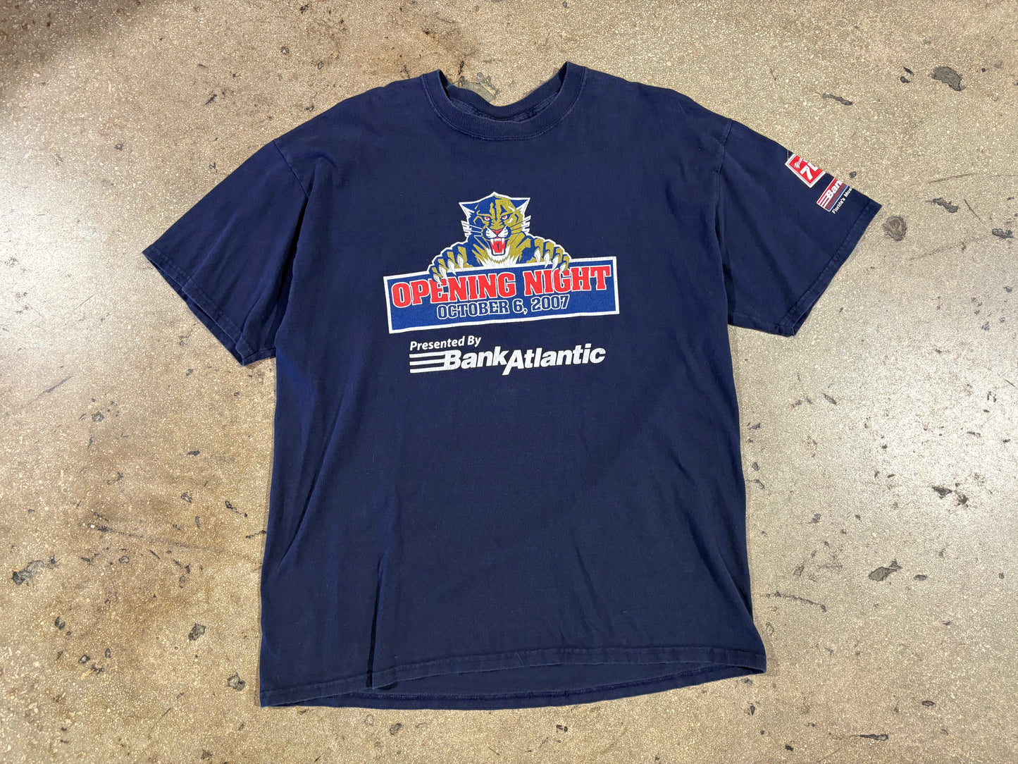 2007 Florida Panthers Opening Night - Navy Size XL