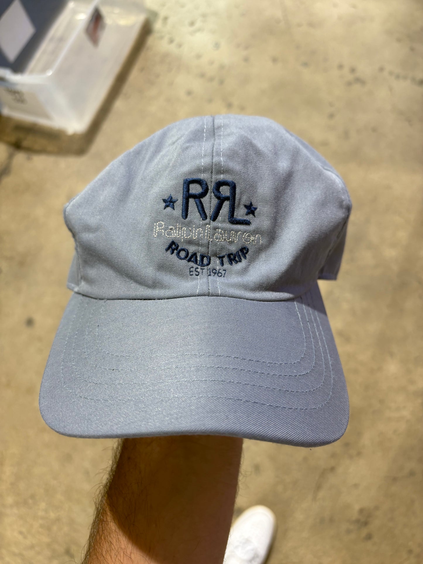 RRL Ralph Lauren Road Trip Hat - Baby Blue