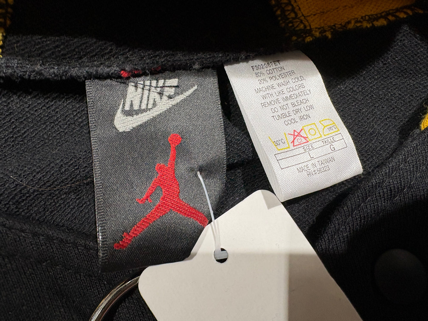 Nike Jordan Varsity Jacket w/ Hood - Black Size Large