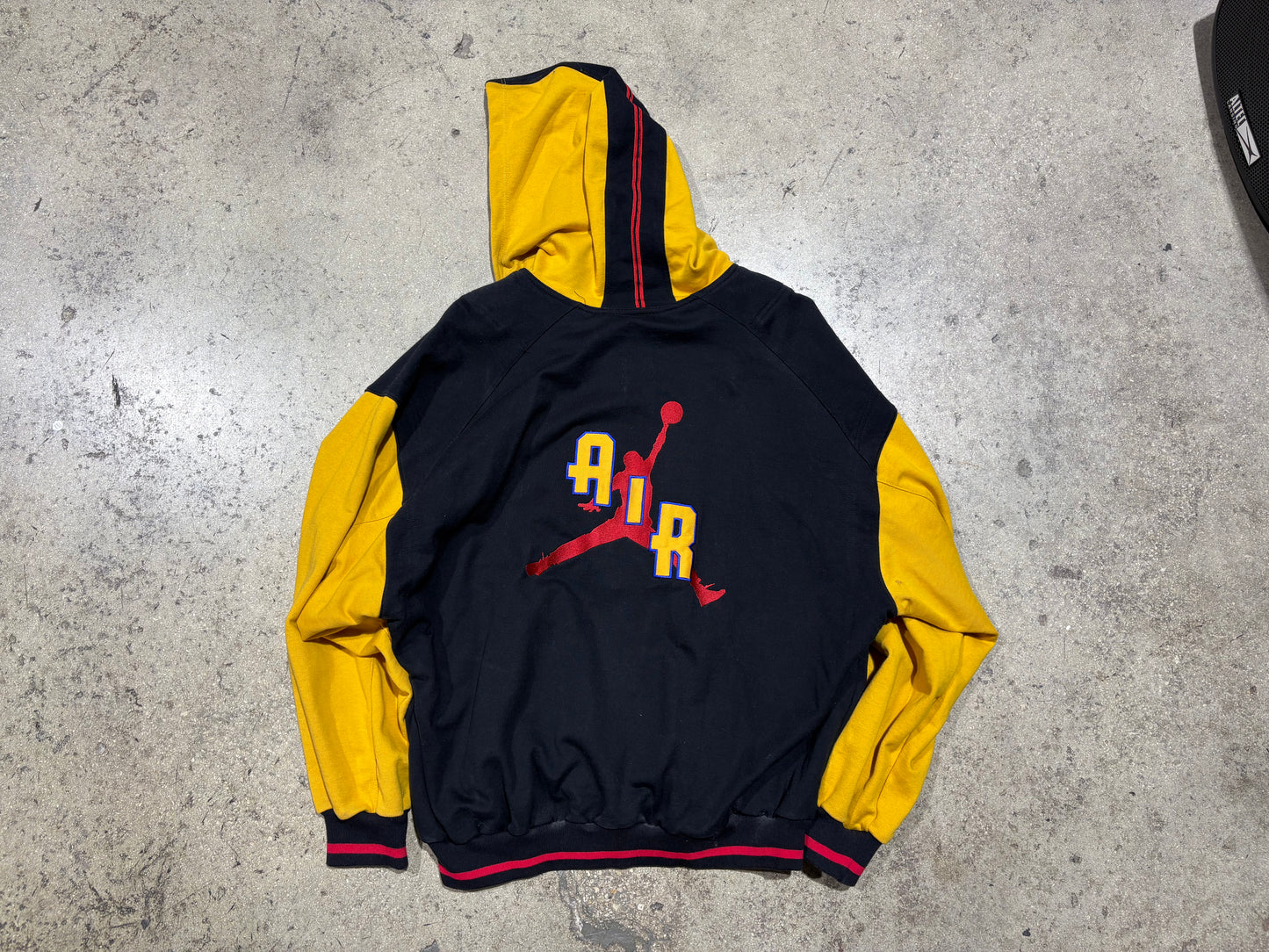 Nike Jordan Varsity Jacket w/ Hood - Black Size Large