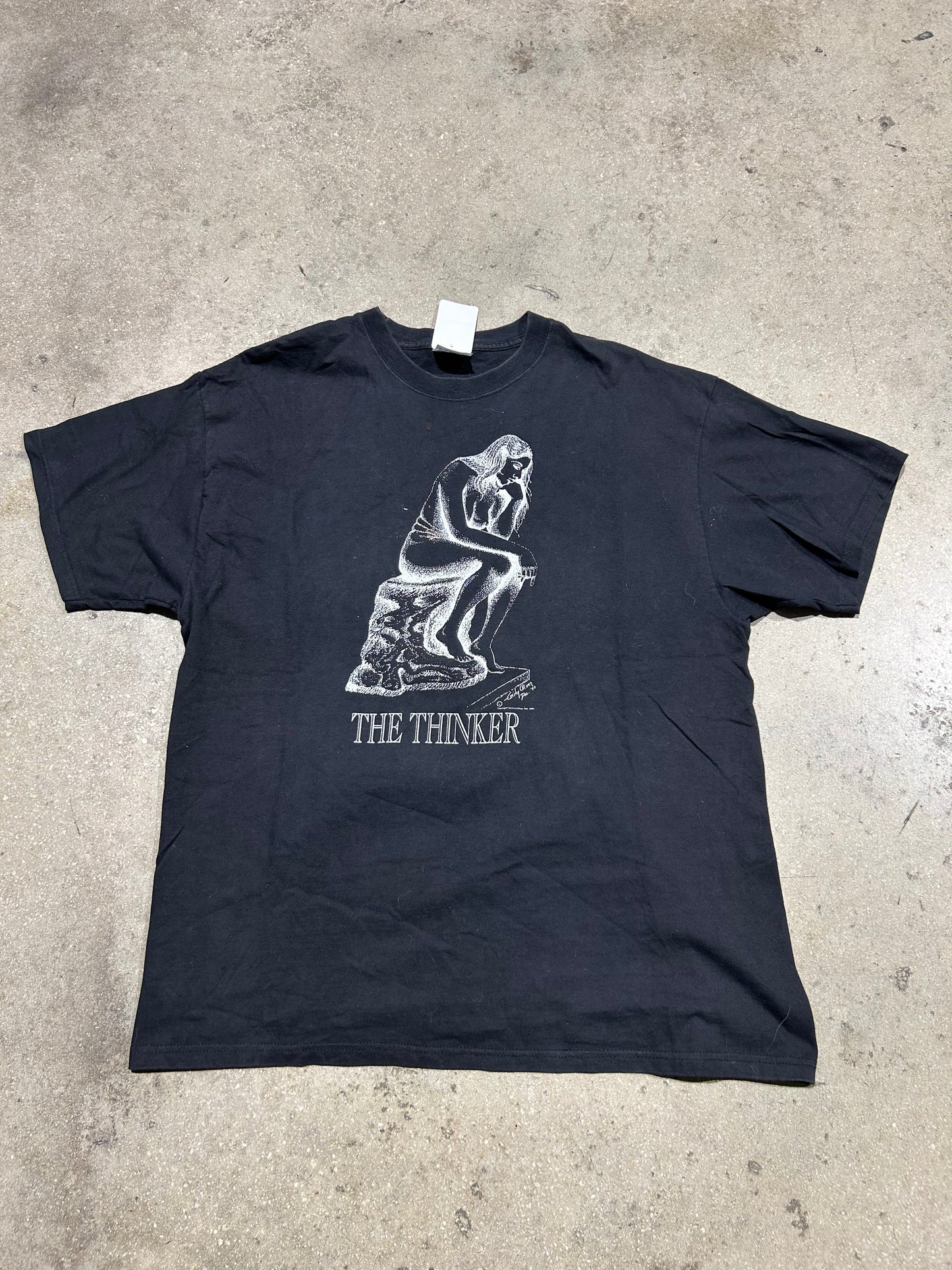 1990 Emily Oliver The Think Tee - Black Size XL