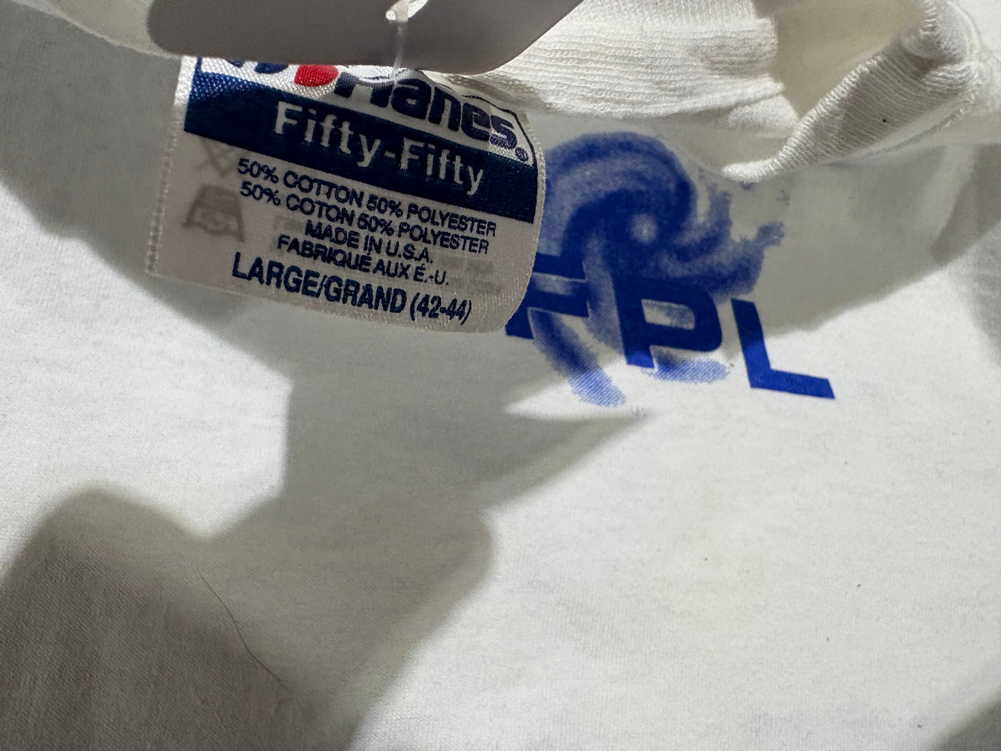 1992 FPL Andrew Tee - White Size Large