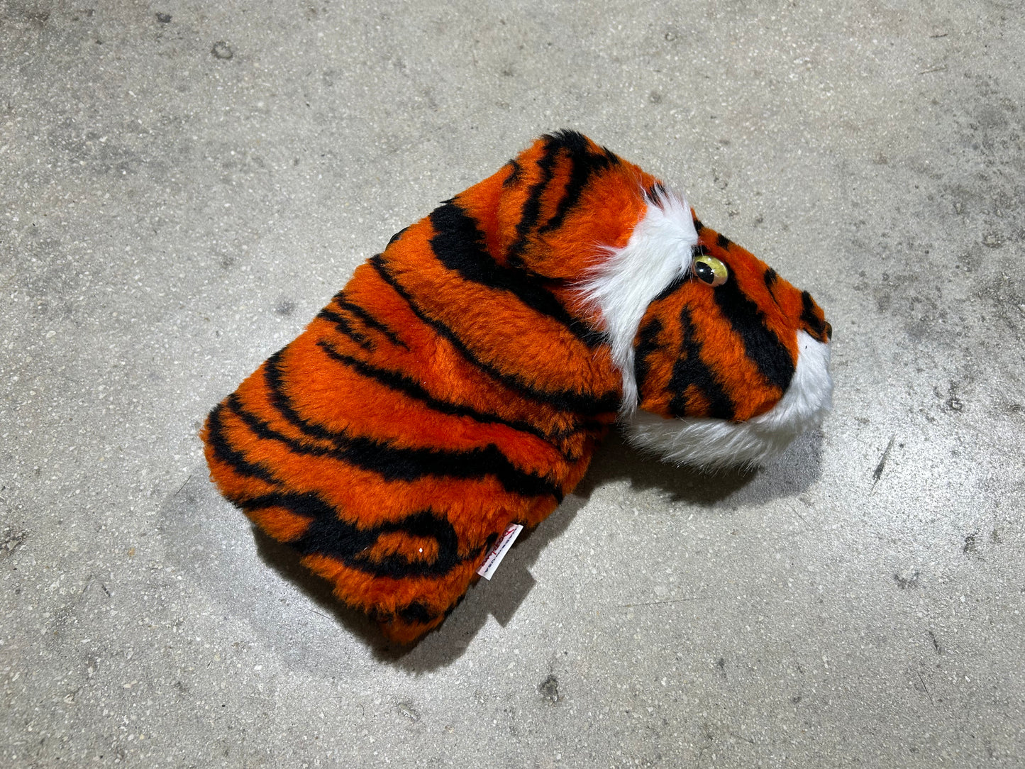 Tiger Club Head Cover - Orange/black