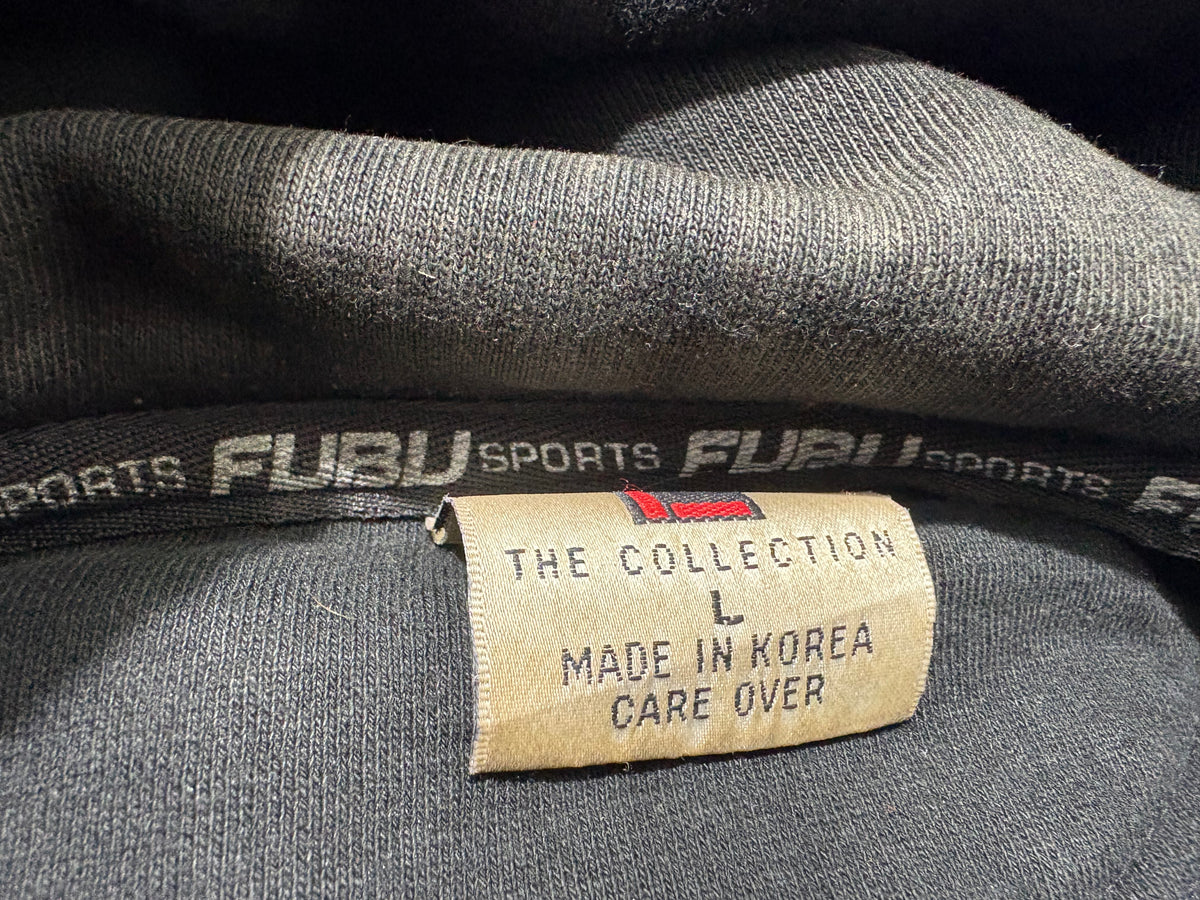 Fubu Jeans Collection Hoodie - Black Size Large