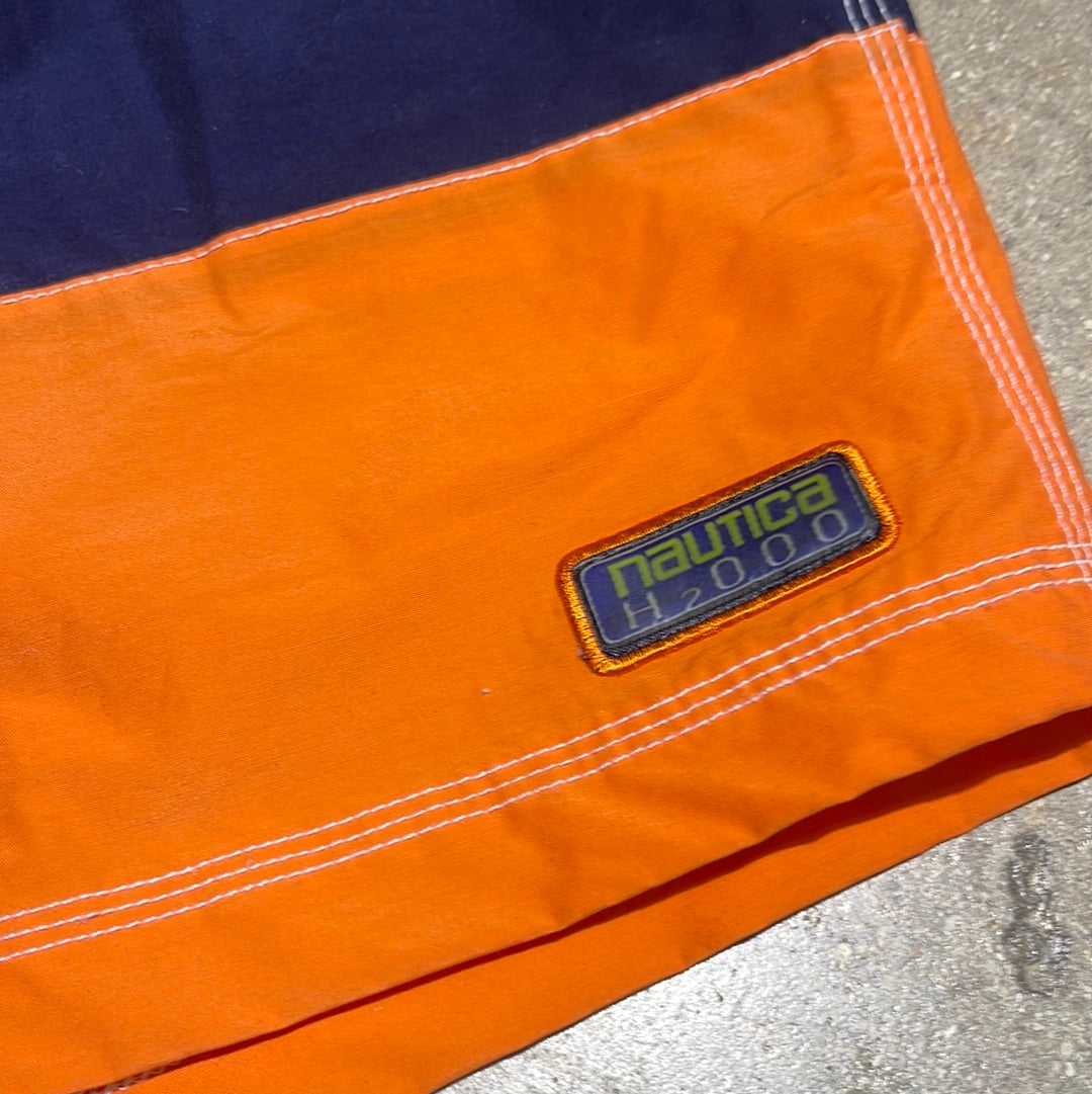 Nautica H2000 Swimming Shorts - Orange Size Medium