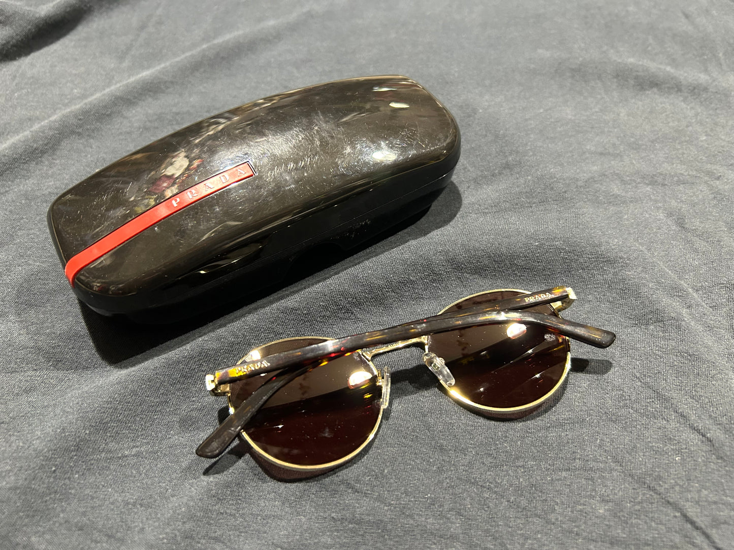Prada W/ Case VPR52X 51 Glasses - Tortoise/Brown