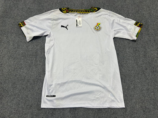 Ghana National Soccer Team Jersey - White/Multi Size XL