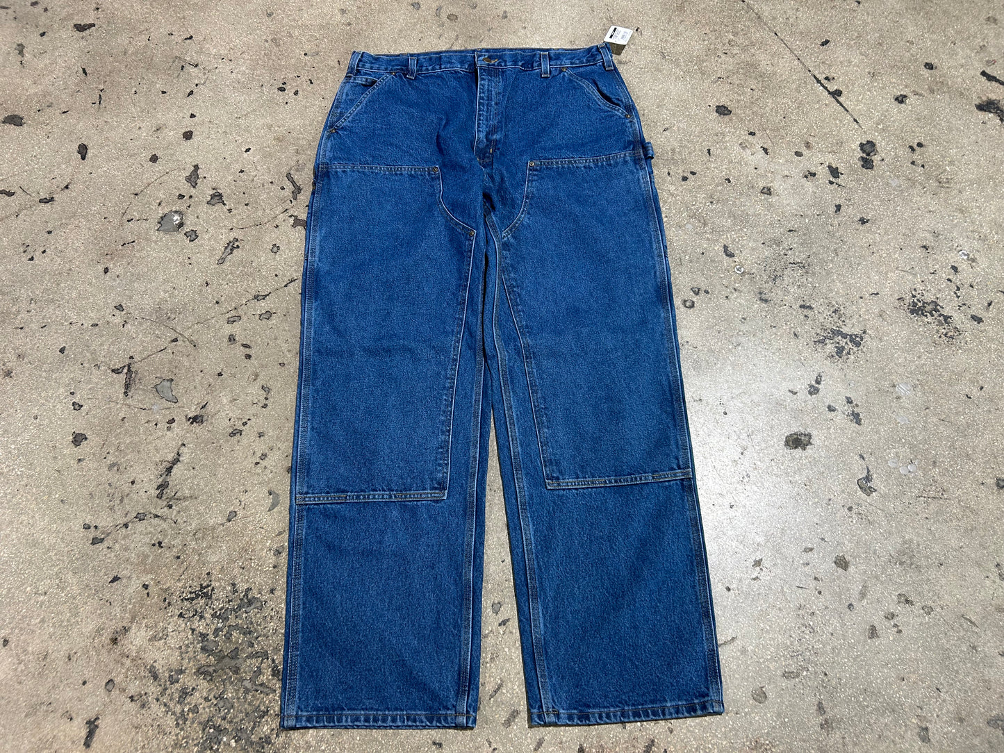 Carhartt Double Knee Carpenter Pants - Blue  Size 40x34