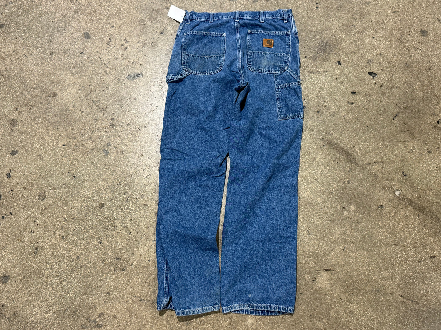 Carhartt Carpenter Denim Pants - Blue Size 36x32