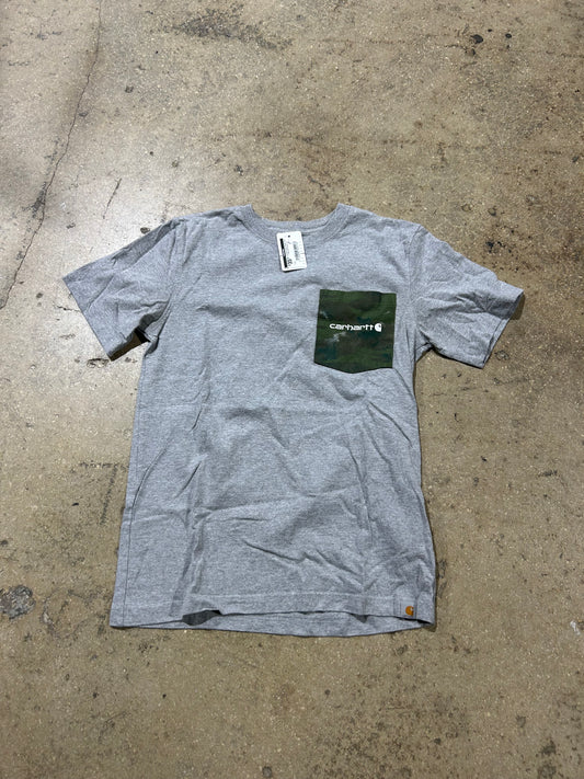 Carhartt Camo Pocket Tee - Gray Size Small