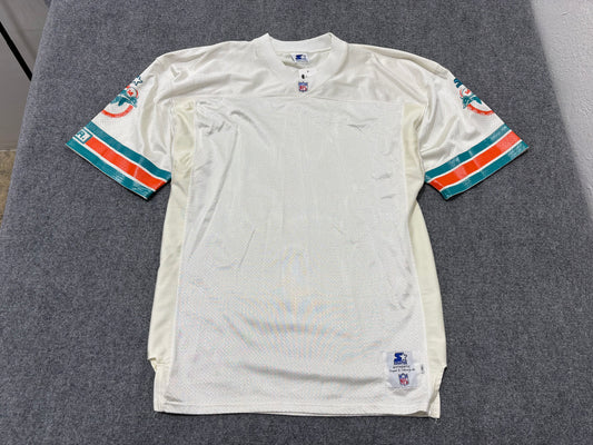 Blank Miami Dolphins Starter Football Jersey - White Size XL