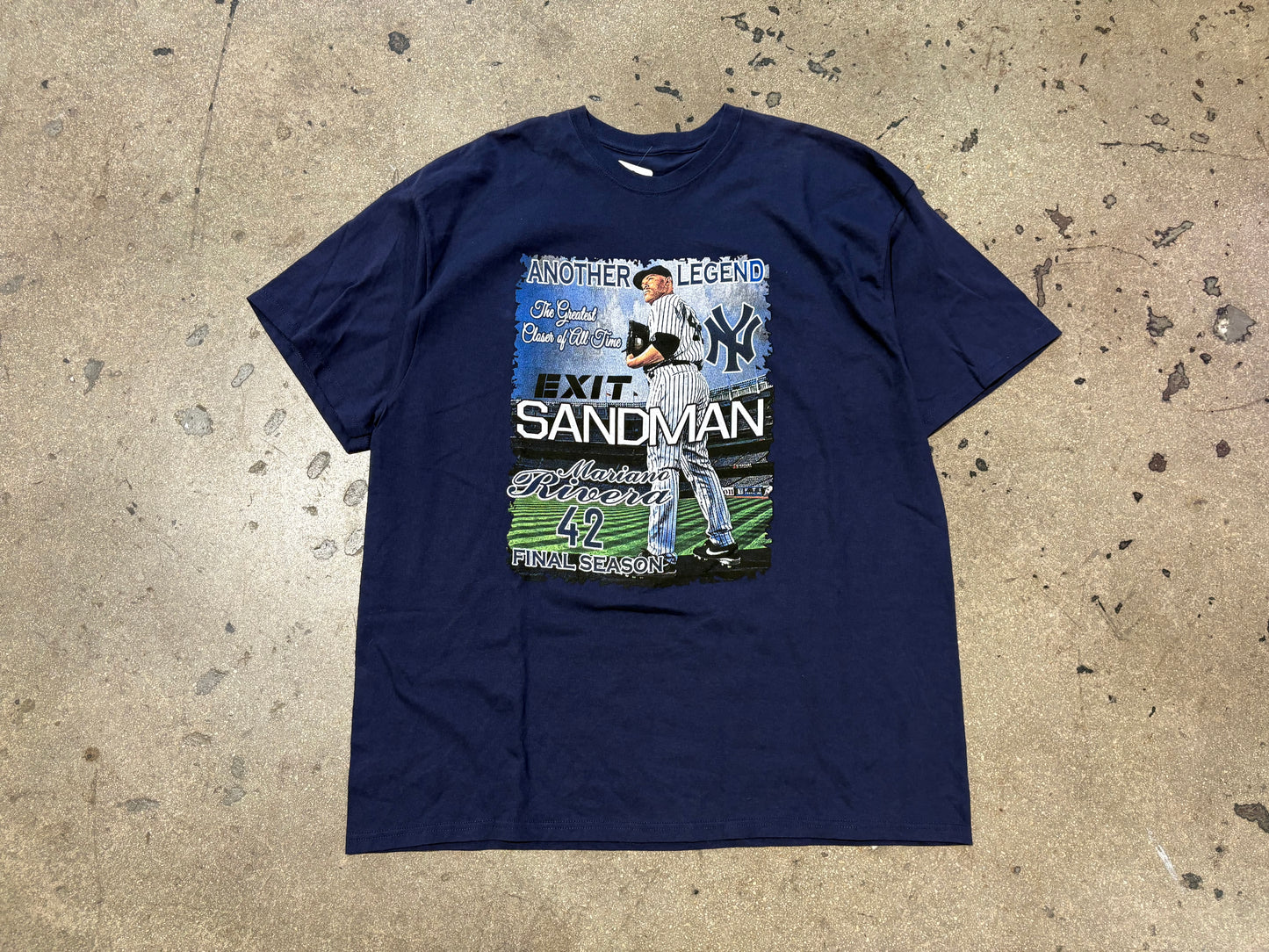 Marinao Rivera Legends Tee - Navy size XXL