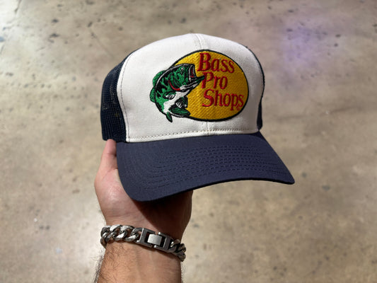 Bass Prop Shops Trucker Hat - White / Navy