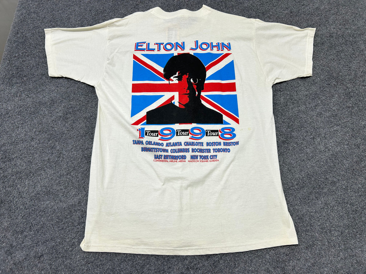 1998 Elton John The Big Picture Tour Tee - White Size XL