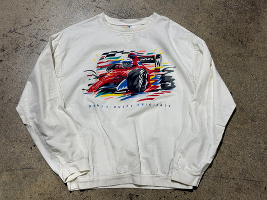 Randy Owens Racing F1 Paint Crewneck - White Size XL