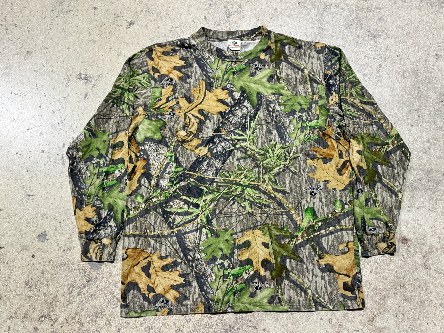 Mossy Oak Tree Camo Pocket L/S - Camo Size XL